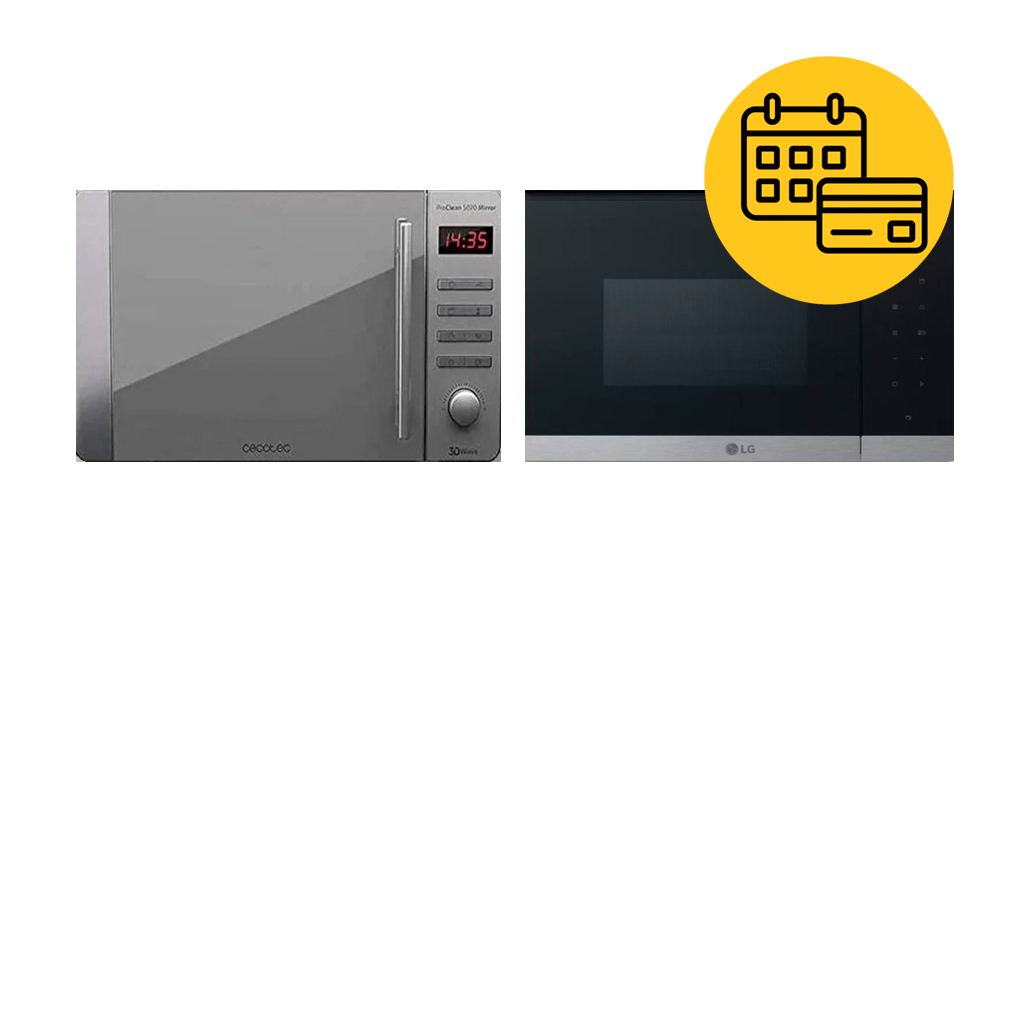 Comprar microondas a plazos al mejor precio