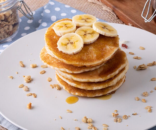 como preparar unas tortitas de plátano