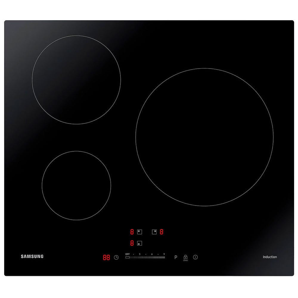 Samsung NZ63M3707AK vitrocerámica inducción 3 zonas 60 cm