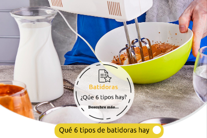 que tipos de batidoras hay