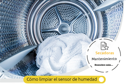 Cómo limpiar el sensor de humedad de la secadora