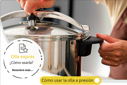 como usar una olla a presion en 5 pasos