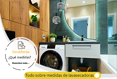 Qué debes saber sobre las medidas de una lavadora secadora